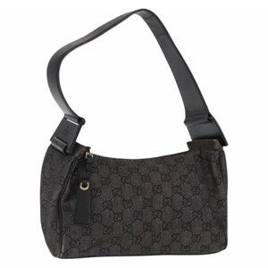 Gucci Dark Gray Monogram Shoulder Bag